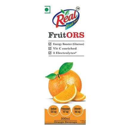 Real Fruit Power FrutORS Orange Juice, 200 ml