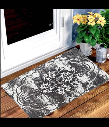 BELLA TRUE - Anti-skid Polyester Door Mat ( 60 X 40 cm ) Single - Black