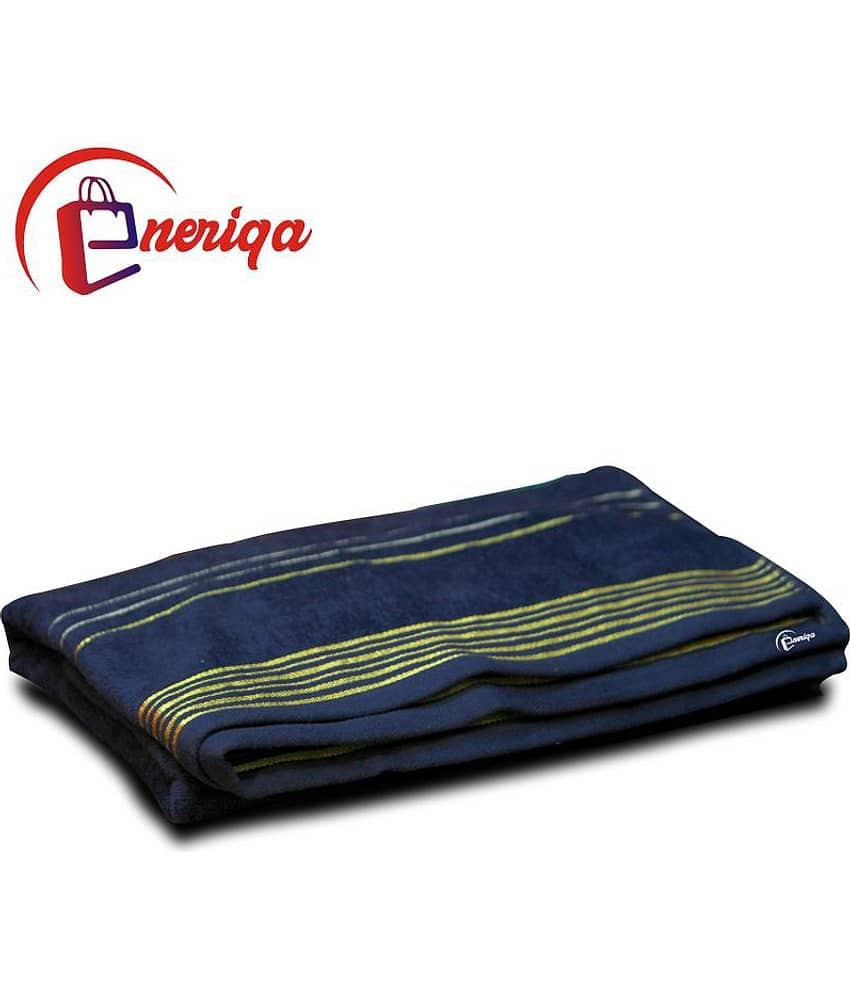 Eneriqa Single Cotton Bath Towel Blue