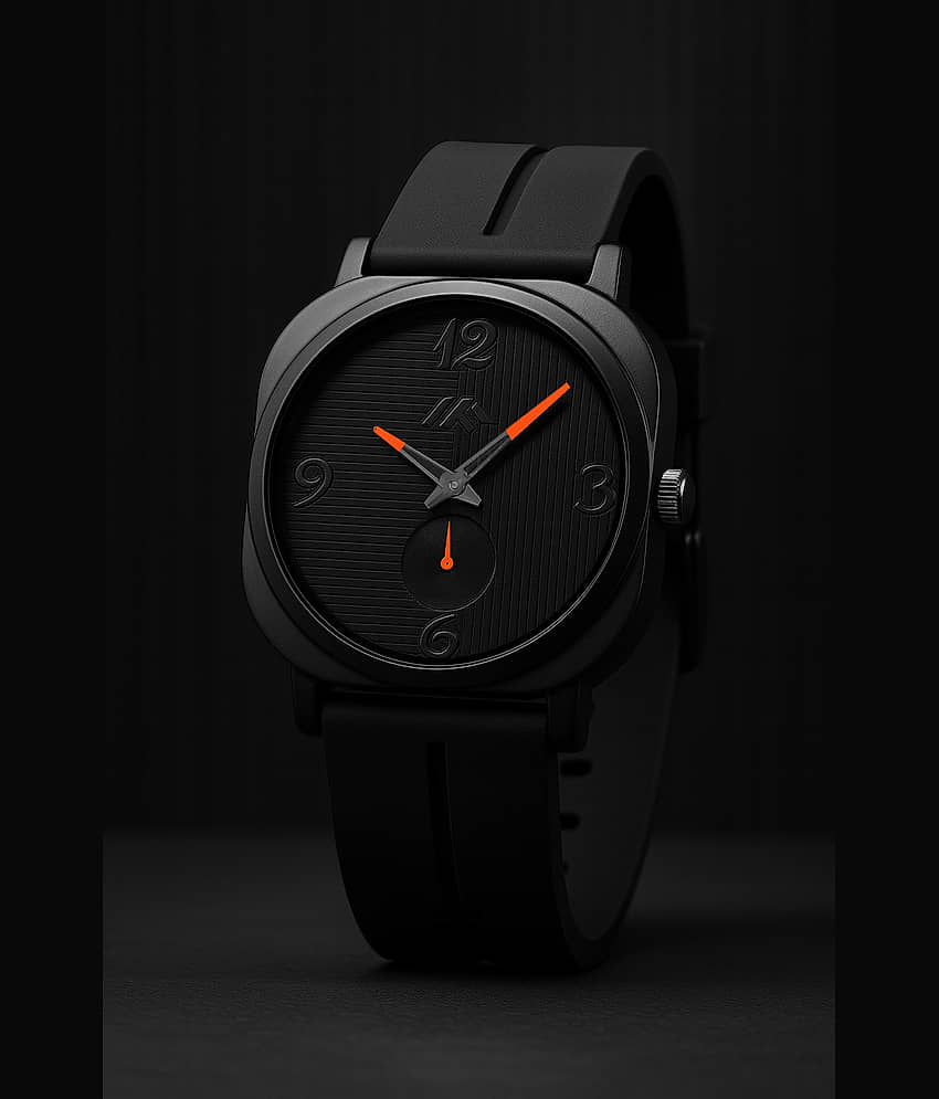 Trex Black Silicon Analog Men's Watch