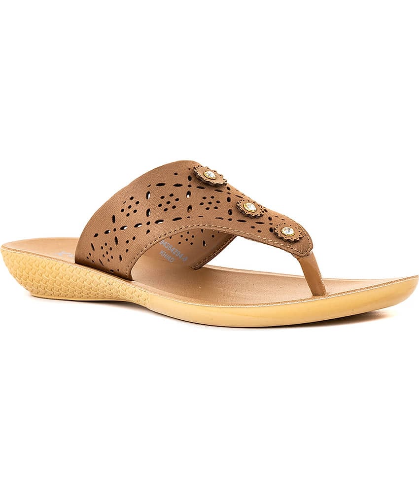 KHADIM Beige Women's Flats