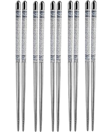 GKBOSS - Aluminium Disposable Chop Sticks ( Pack of 10 )