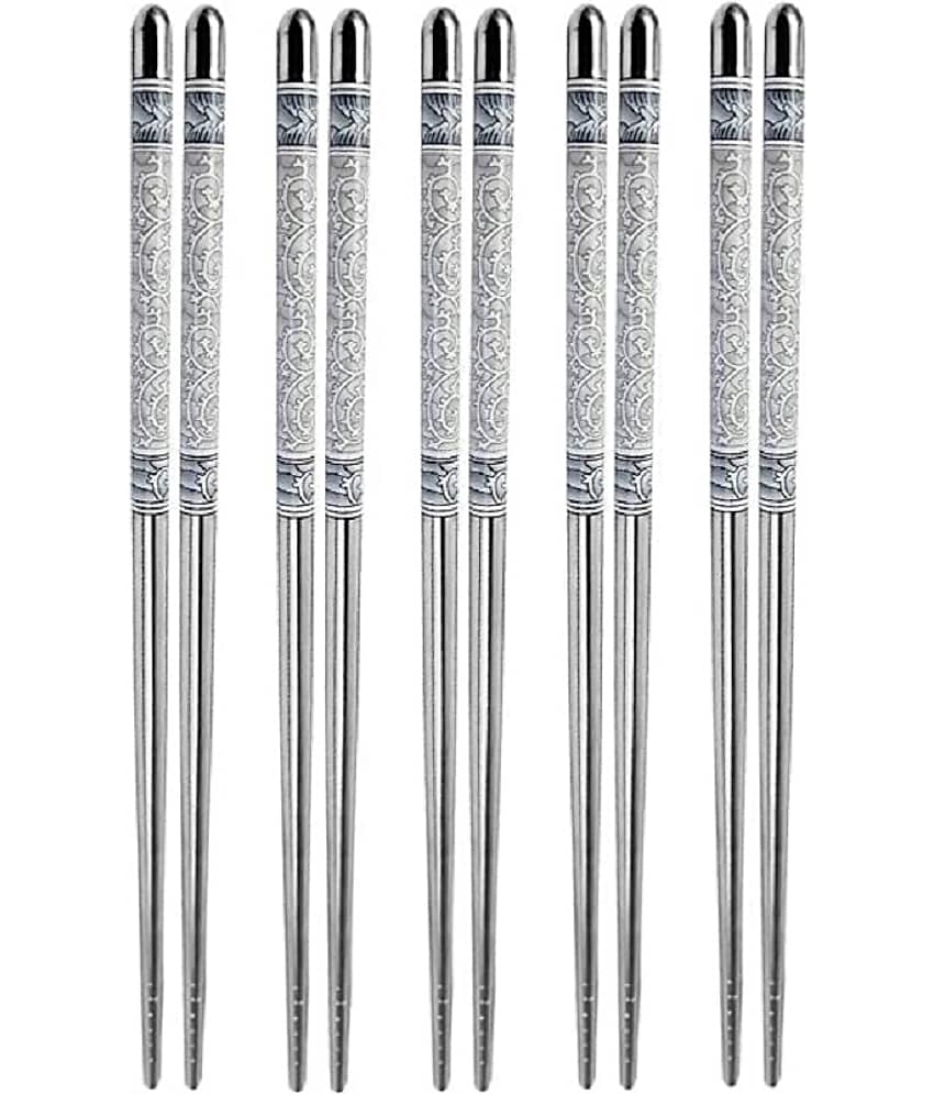 GKBOSS - Aluminium Disposable Chop Sticks ( Pack of 10 )