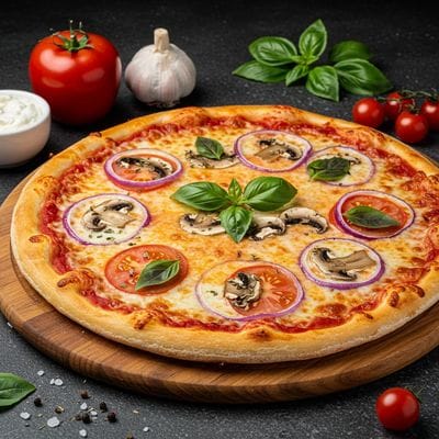 Deluxe Margherita Pizza