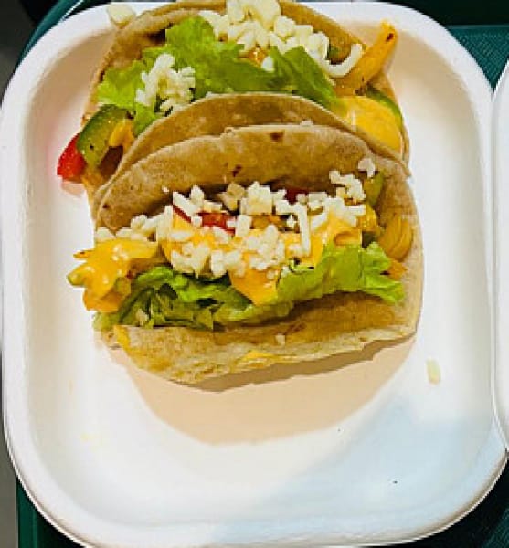 Paneer taco (jowar & bajra)