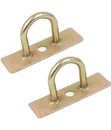 LXMI D-Hook Single Hole Hanger for Hanging Ceiling Fan or Jhoomer swing Hook (Pack of 2)