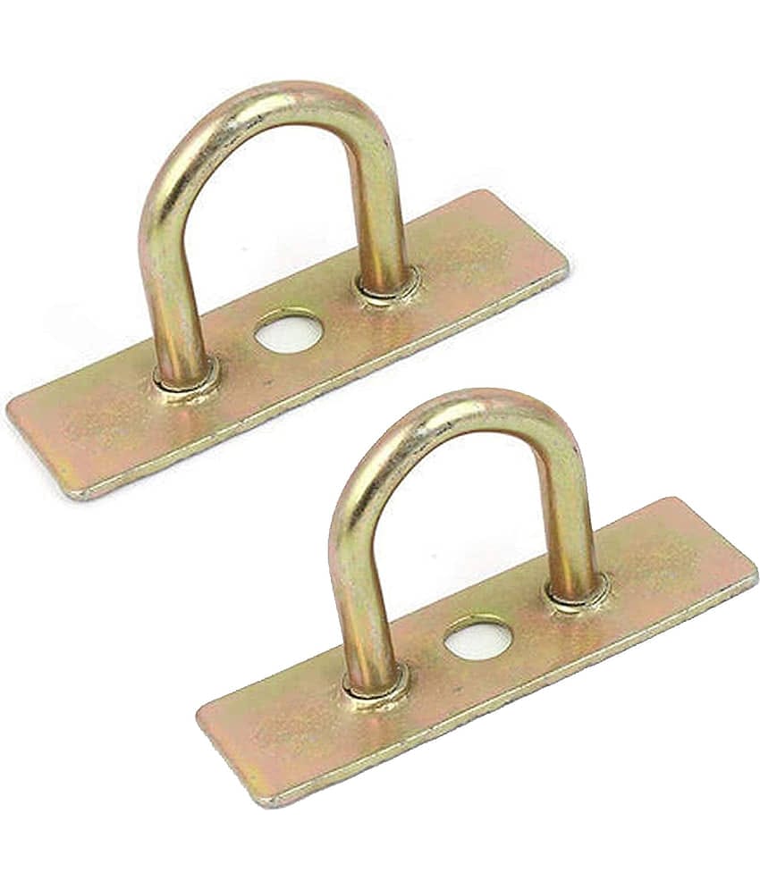 LXMI D-Hook Single Hole Hanger for Hanging Ceiling Fan or Jhoomer swing Hook (Pack of 2)
