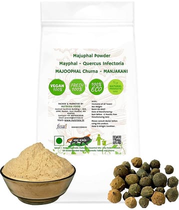 Nutrixia Food Majuphal Powder Mayphal - Manjakani Powder 100 Gm Pack of 1