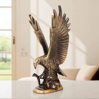 Brass Antique Showpiece Eagle Statue (ANMAS006 X)