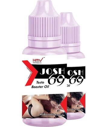 HMV Herbals JOSH 69 Massage Oil For Men Herbal Oil 40 ml Pack Of 2