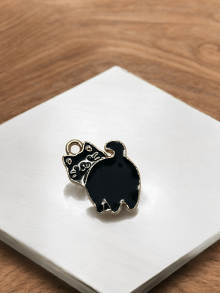 Charming Black Cat Pendant