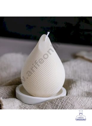 3D Silicon 1 Cavity Water Drop Geometric Design Shape Silicon Candle Mould, Silicon Soap Mould (SBSP-DYF6991) - CAKE DECOR™