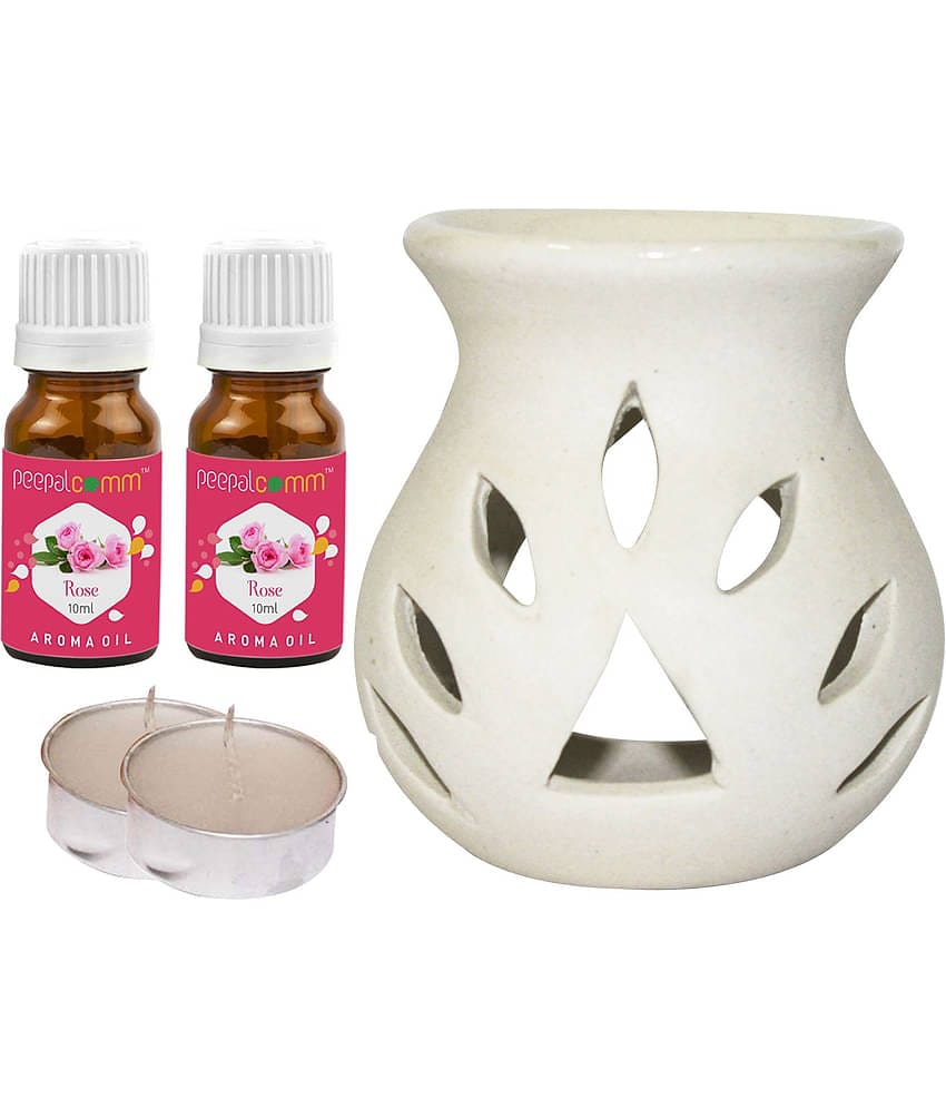 Peepalcomm Ceramic Aroma Oils & Diffusers Set - Pack of 5