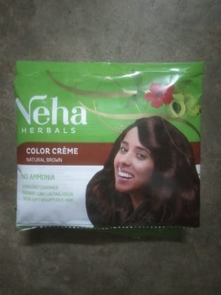Neha herbal color creme natural brown