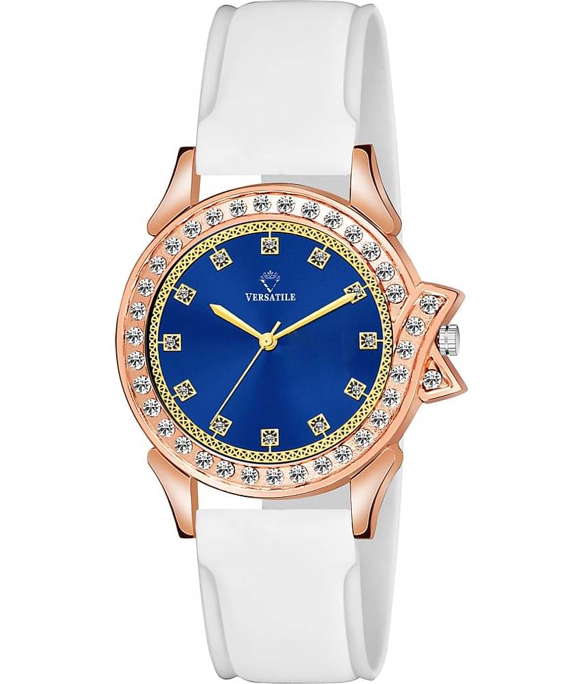 Versatile - White Silicon Analog Womens Watch