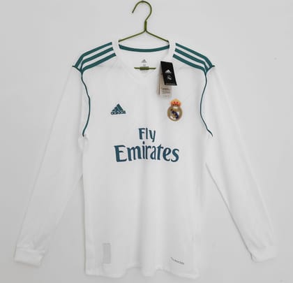 RL Madrid 2017-18 Home Retro Jersey FULL SLEEVE-M