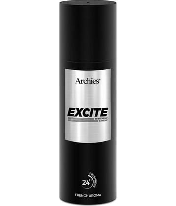 Archies EXCITE Party Wear Freanch Aroma Antiperspirant Deodorant Spray for Men 200ml - Pack of 1