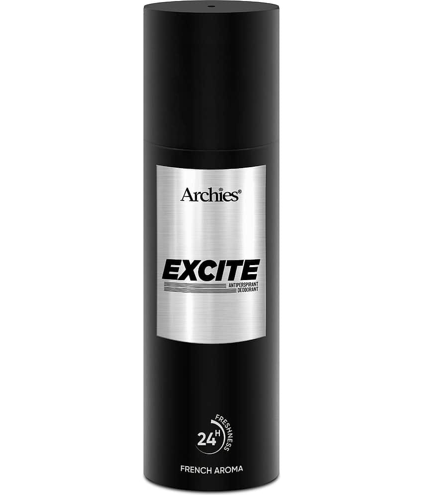Archies EXCITE Party Wear Freanch Aroma Antiperspirant Deodorant Spray for Men 200ml - Pack of 1