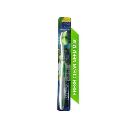 Oral-B with Neem Extract Medium 40 Tooth Brush, 1 Pc