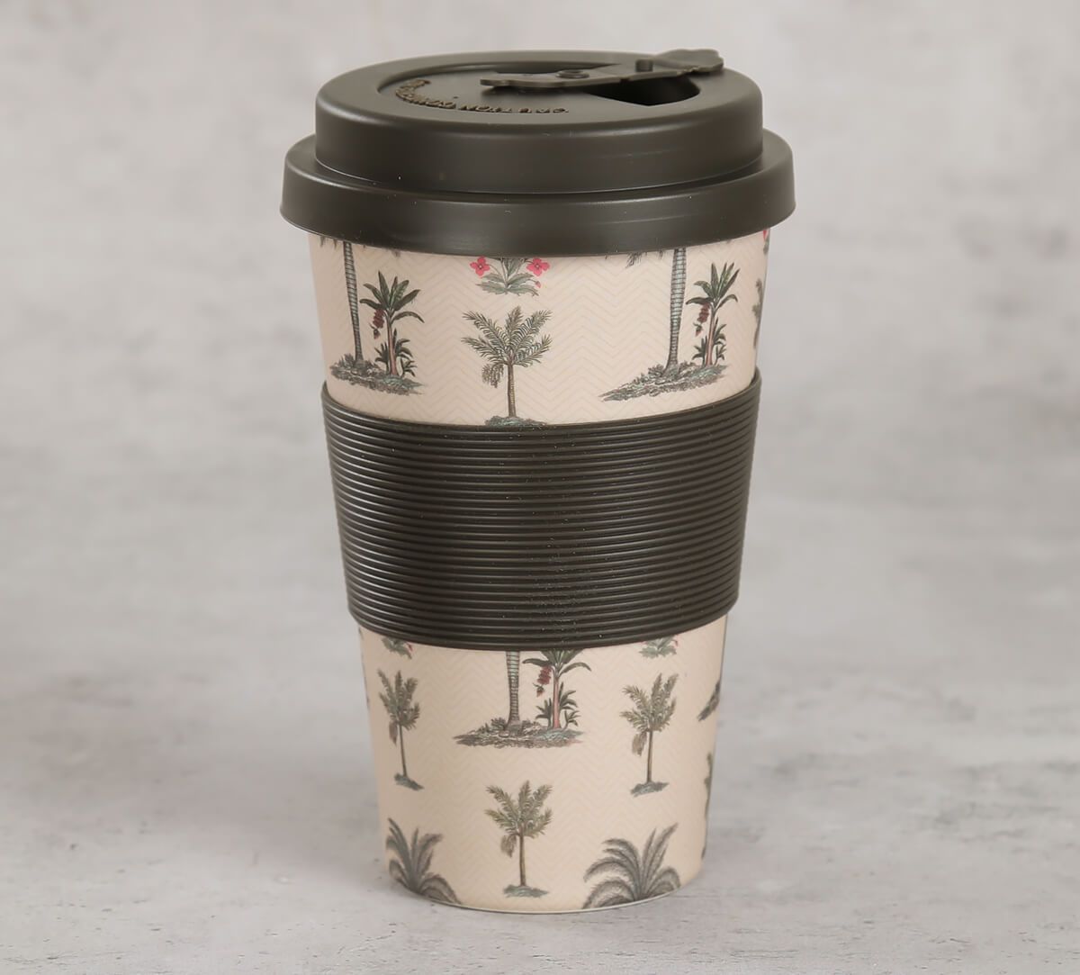 India Circus Chevron Palms Bamboo Frankie Cup
