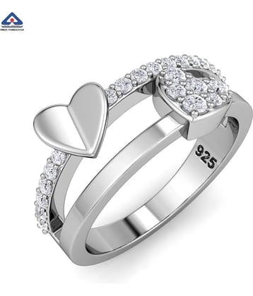 ALITJEWELLERY - Silver Rings ( Pack of 1 )