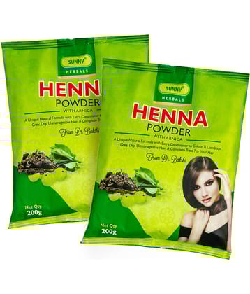 SUNNY HERBALS Powder Herbal Henna 200 g Pack of 2