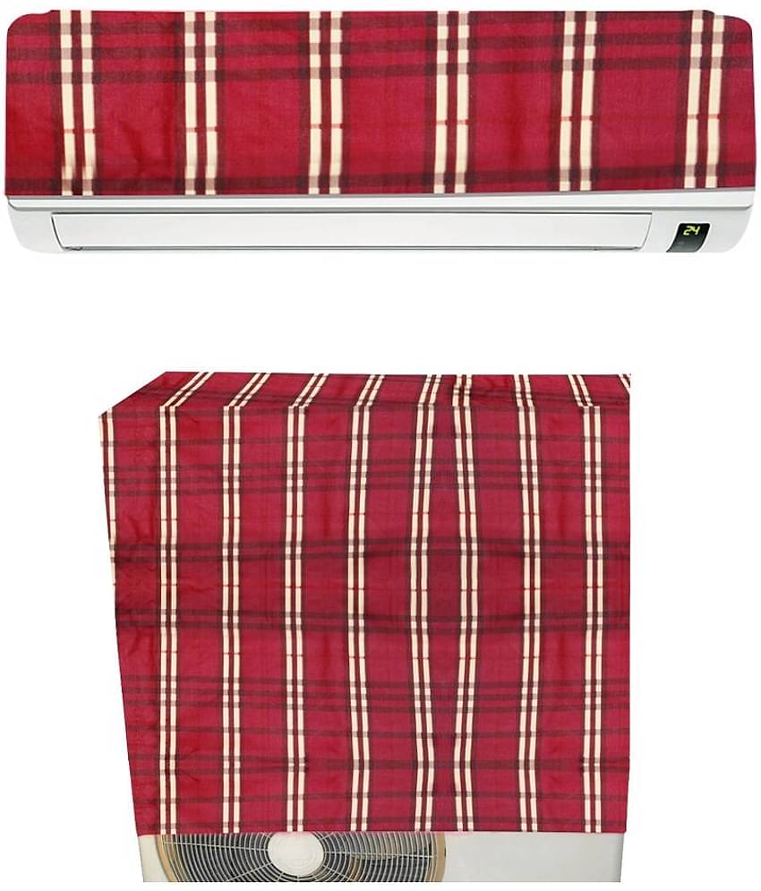 E-Retailer Single PVC Red AC Cover for Split AC