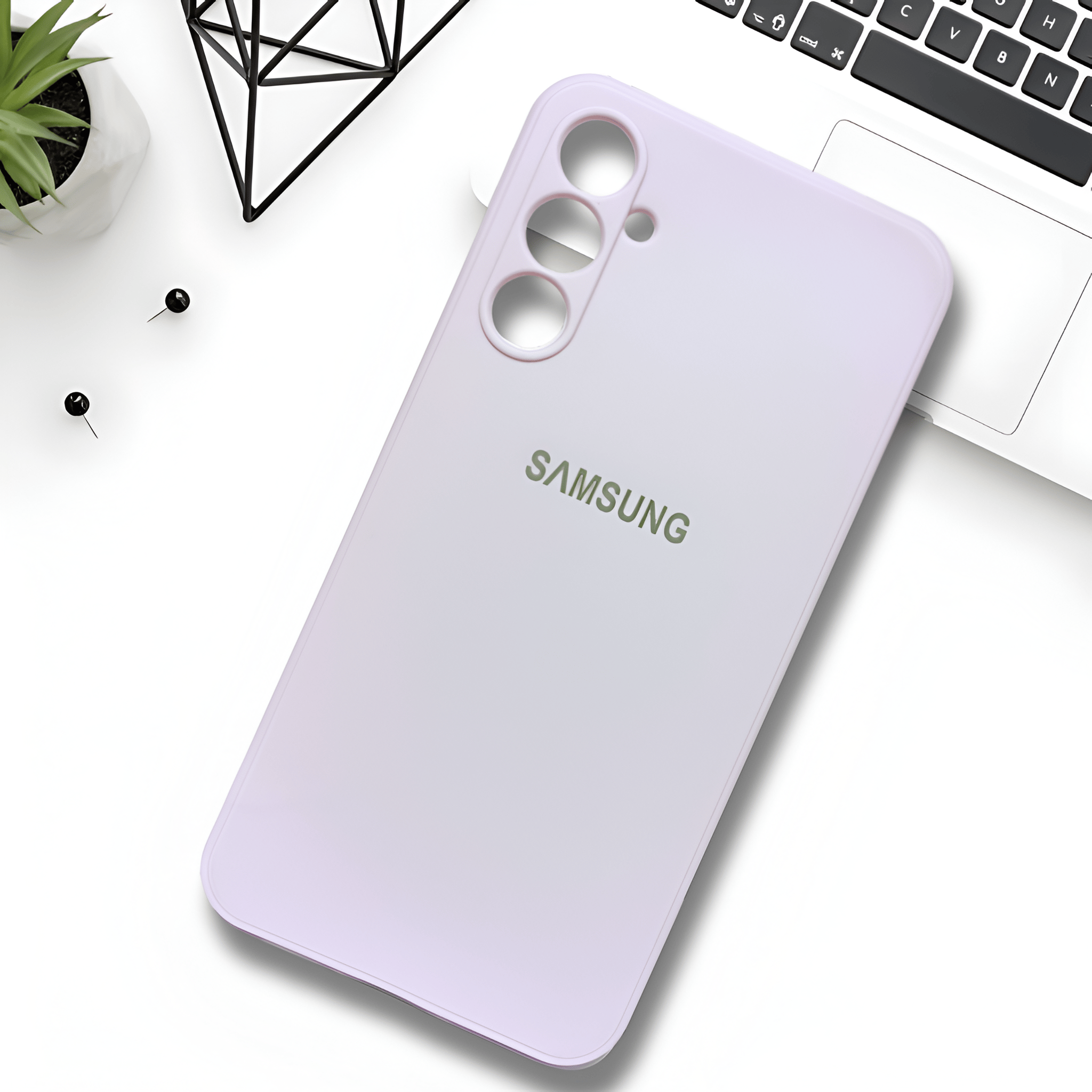Purple Candy Silicone Case for Samsung S24 FE