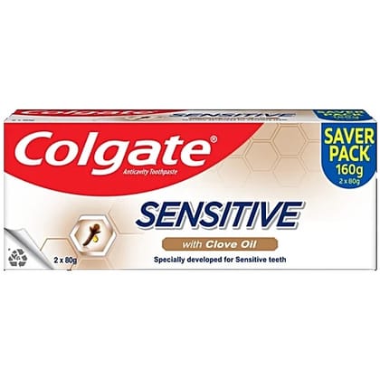 Colgate Sensitive Anticavity Toothpaste - With Clove Oil, 160 g