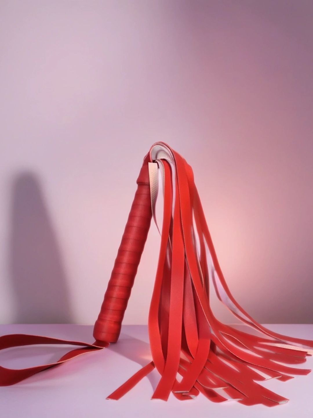 RED LEATHER FLOGGER-Free Size / Red