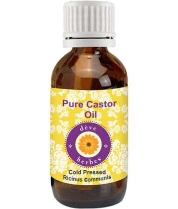 Deve Herbes Pure Castor (Ricinus communis) Carrier Oil 50 ml