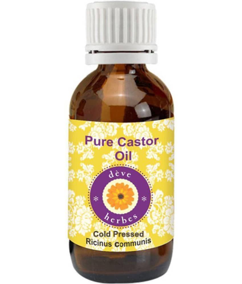 Deve Herbes Pure Castor (Ricinus communis) Carrier Oil 50 ml