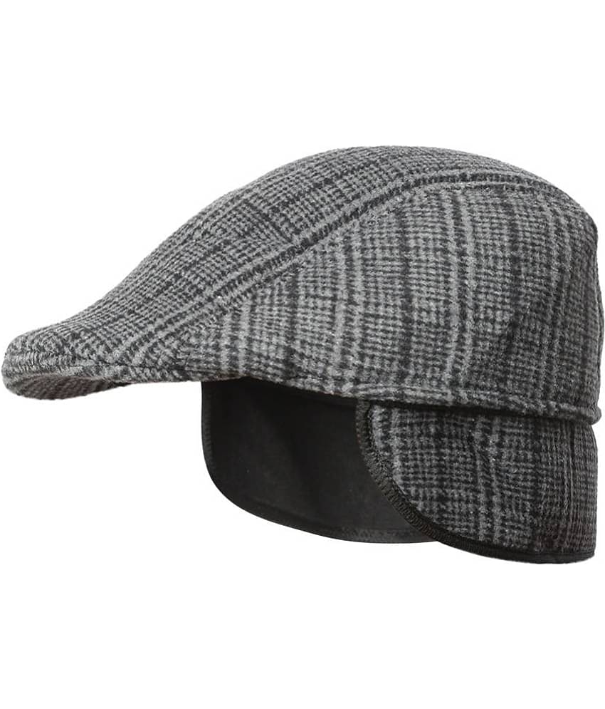 Zacharias - Brown Woollen Men's Cap ( Pack of 1 )