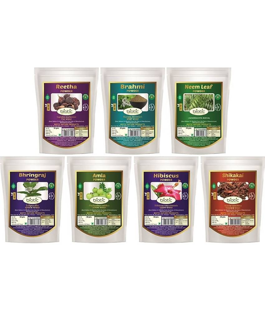 Biotic - Deep Conditioning Hair Mask For Damaged Hair (Pack of 7)