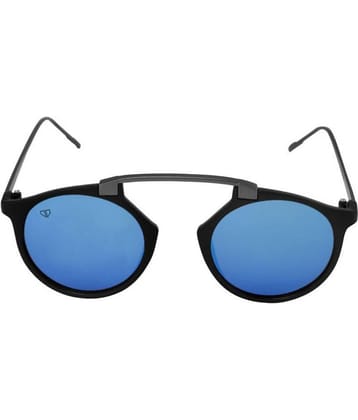 Walrus Blue Panto Sunglasses ( CRN-II-030218 )