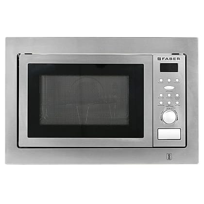 Faber 25L Microwave Oven | Grill,Convection, Defrost | 10 Auto Menus | Speedy & Multi-Stage & Combination Cooking| Child Lock| Electric Control| Digital Timer | Energy Efficient | FBI MWO 25L CGS FG Faber 25L Microwave Oven | Grill,Convection, Defrost | 