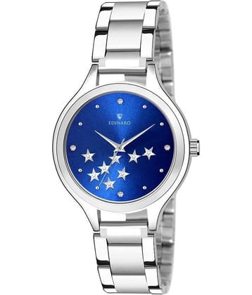 EDINARO - Silver Stainless Steel Analog Womens Watch