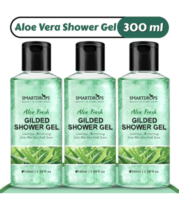 Smartdrops Aloe Vera Moisturizing Citrus Shower Gel Pack of 3
