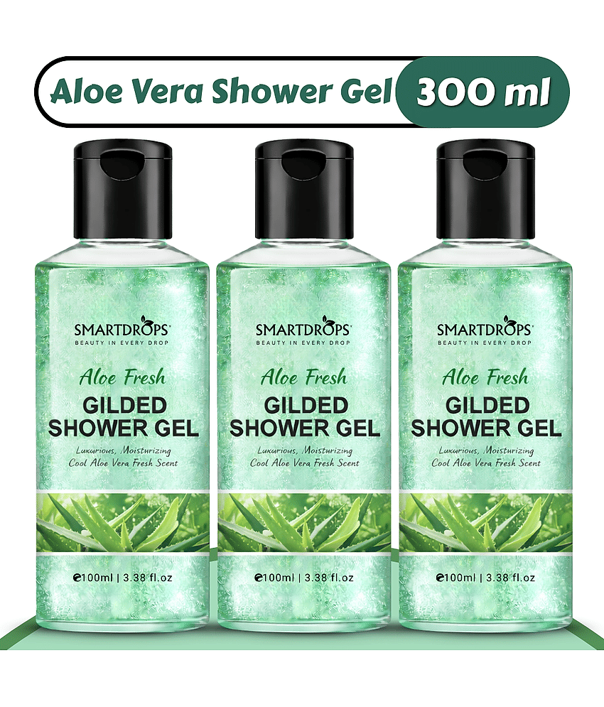 Smartdrops Aloe Vera Moisturizing Citrus Shower Gel Pack of 3