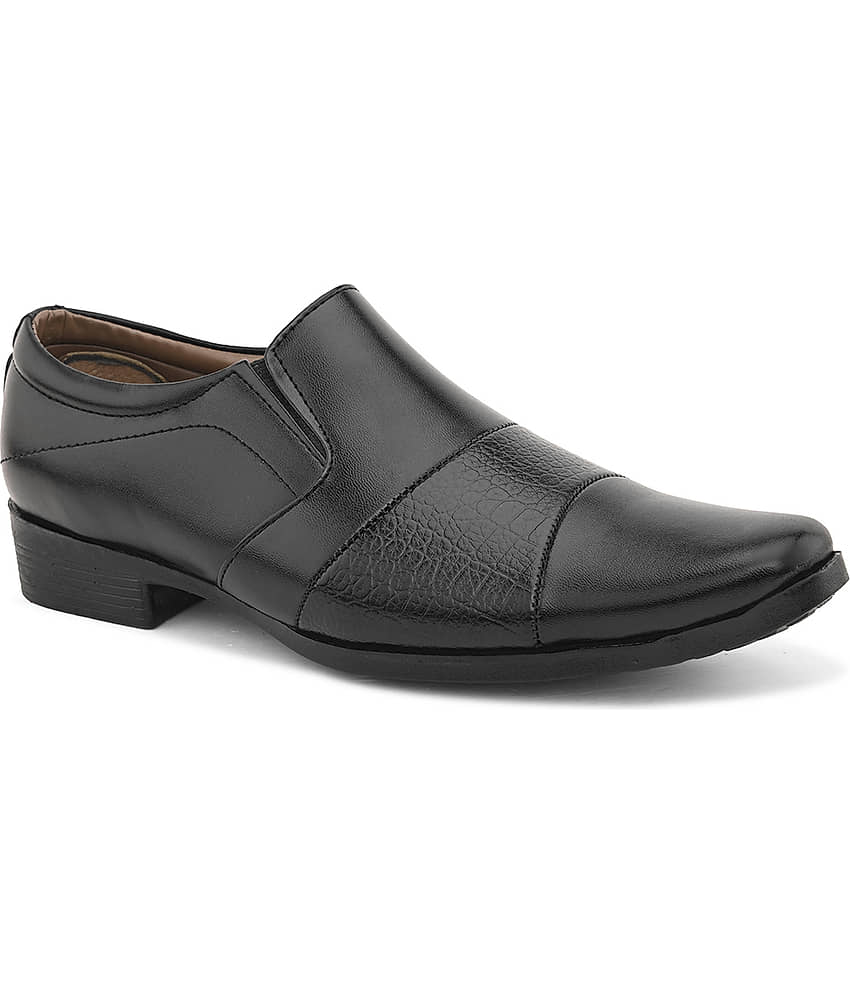 Sir Corbett Black Men's Slip On Formal Shoes