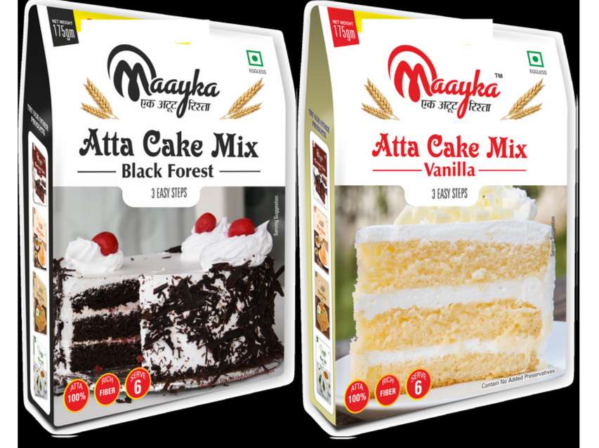 Maayka Atta Vannila &  Black Forest Cake Mix | Pack Of 2