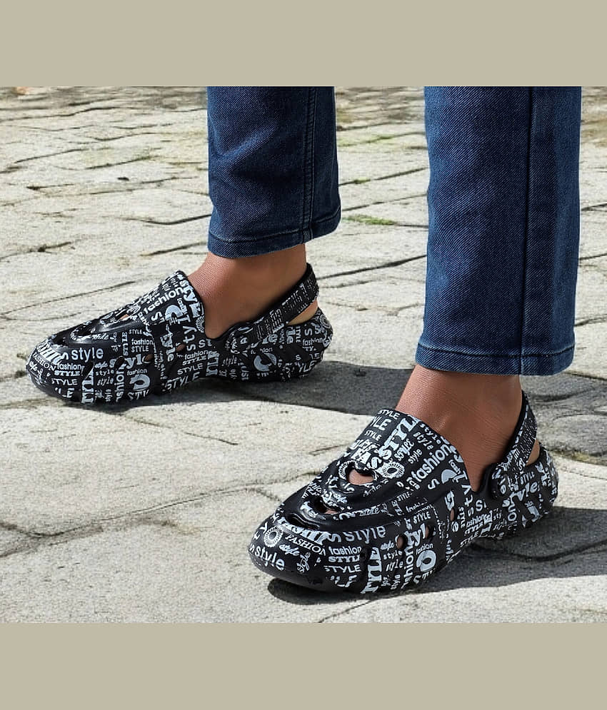 Pampy Angel - Black Men's Clogs