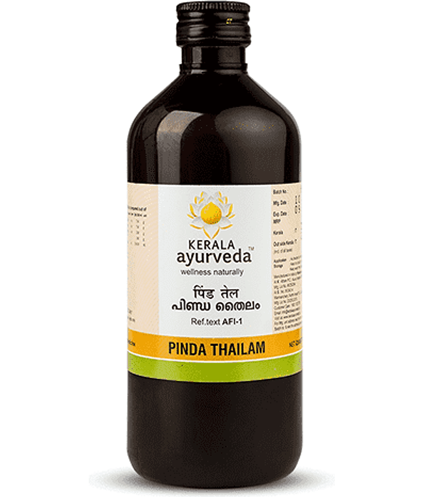 Kerala Ayurveda Pinda Thailam 450 Ml, Gout Joint Pain Relief Oil, Gouty Arthritis Gout Relief Oil, Relieves Burning Sensation In Varicose Veins