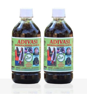Oilanic Adivasi Bhringraj  Hair Oil-Anti Hair Fall Combo of  50 mL Pack of 2
