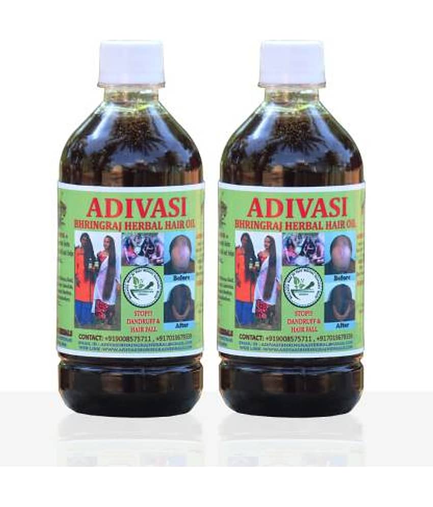 Oilanic Adivasi Bhringraj  Hair Oil-Anti Hair Fall Combo of  50 mL Pack of 2