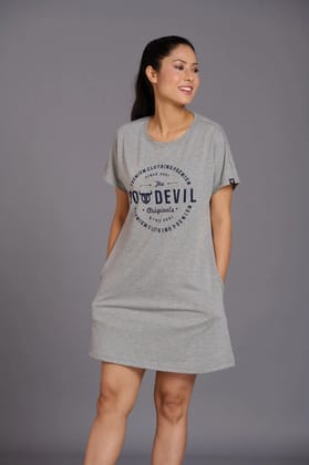 Devils Original Grey Dress for Women