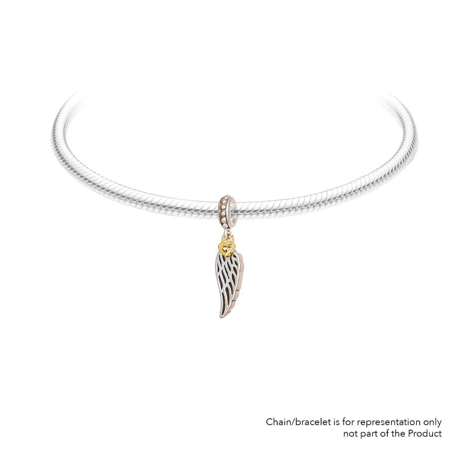 Angel Wing | 925 Silver charms for Bracelets / Chain-Free / Silver / Modern