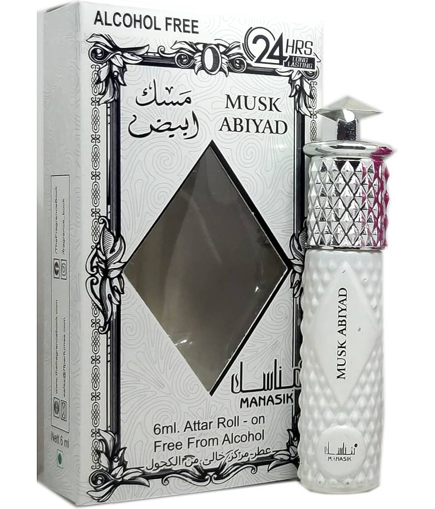 MANASIK  MUSK ABIYAD  Concentrated   Attar Roll On 6ml .