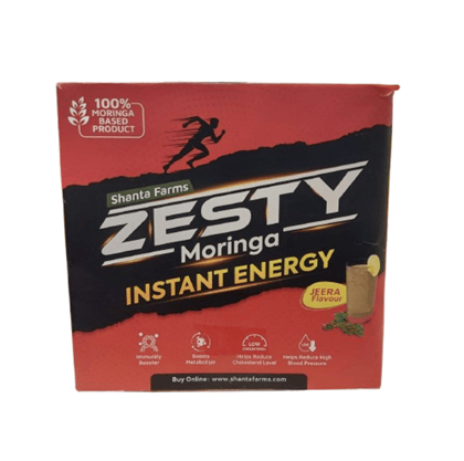Zesty Moringa Instant Energy (Jeera Flavour) - 400 gm Zesty Moringa Instant Energy (Jeera Flavour) - 400 gm