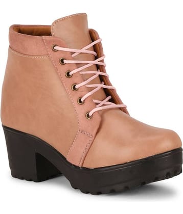 Commander - Peach Women's Ankle Length Boots